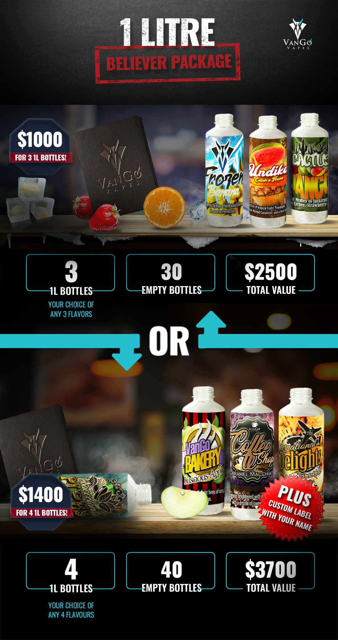 1 Litre Believer Limited Package