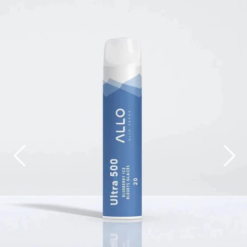 Allo Ultra 500 Blueberry Ice Disposable Vape 20mg | Canada VanGo Vapes Allo Ultra 500 Blueberry Ice Disposable Vape 20mg | Canada VanGo Vapes