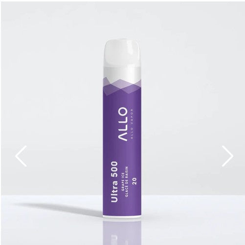 Allo Ultra 500 - Grape Ice VanGo Vapes Allo Ultra 500 - Grape Ice VanGo Vapes
