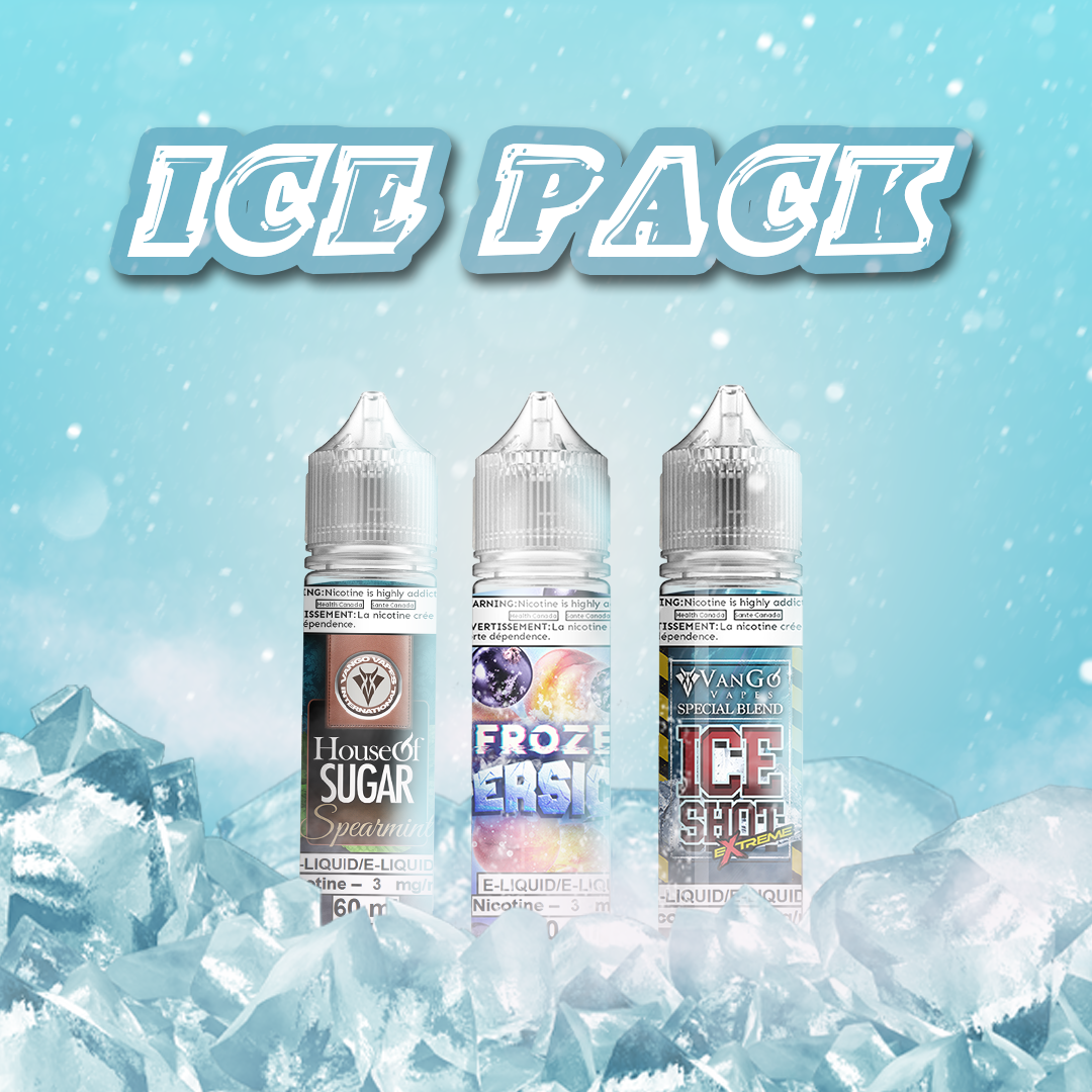 VanGo Ice Pack 180ml E-Juice Bundle | Canada VanGo Vapes VanGo Ice Pack 180ml E-Juice Bundle | Canada VanGo Vapes