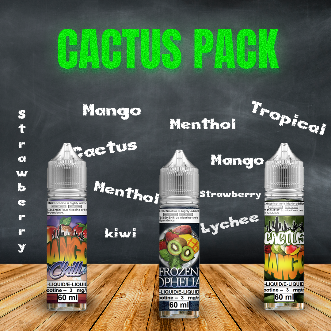 VanGo Vapes Cactus E-Juice Pack | Canada VanGo Vapes Cactus E-Juice Pack | Canada
