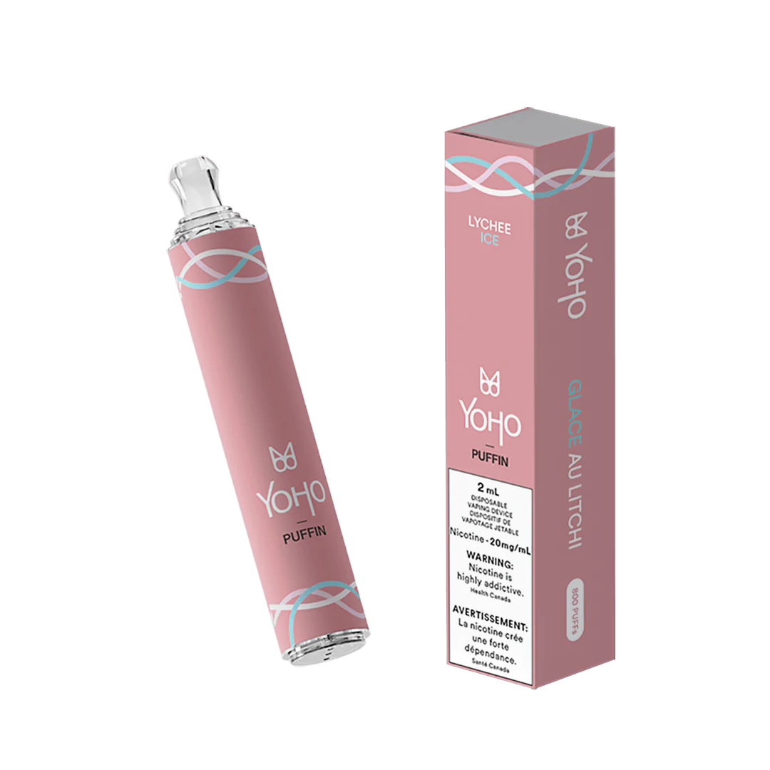 Ori Puffin Lychee Ice Disposable | Canada VanGo Vapes Ori Puffin Lychee Ice Disposable | Canada VanGo Vapes