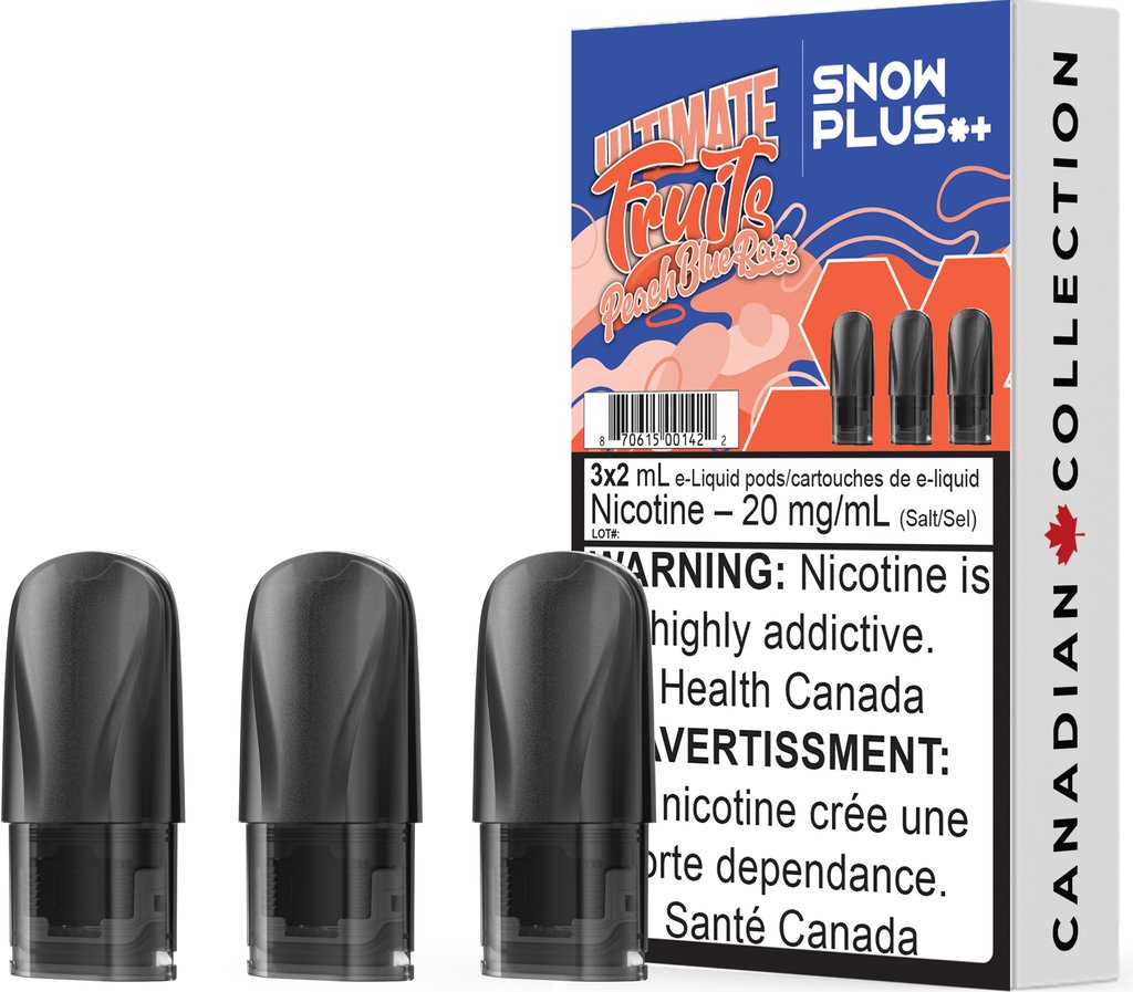 Snow Plus Pod Pack - Peach Blue Razz