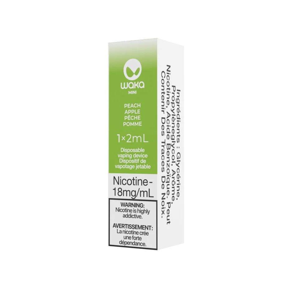 WAKA Peach Apple Disposable | Canada VanGo Vapes WAKA Peach Apple Disposable | Canada VanGo Vapes