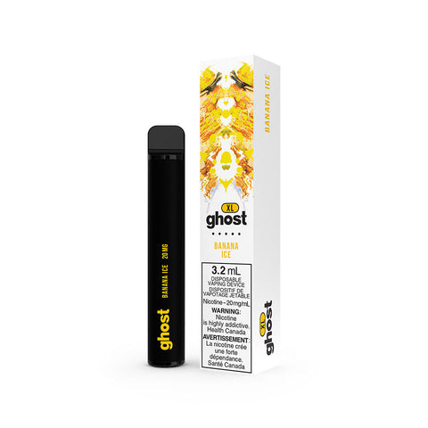 Ghost XL Banana Ice Disposable Vape 800 Puffs 20mg | Canada VanGo Vapes Ghost XL Banana Ice Disposable Vape 800 Puffs 20mg | Canada VanGo Vapes