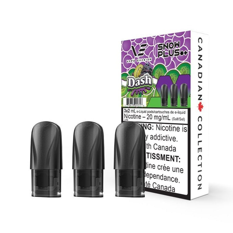 Snow Plus Dash Disposable Pods BC | Canada VanGo Vapes Snow Plus Dash Disposable Pods BC | Canada VanGo Vapes