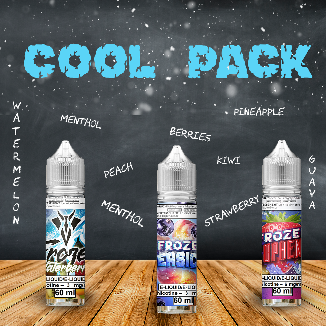 VanGo Vapes Cool Pack E-Juice Bundle | Canada VanGo Vapes Cool Pack E-Juice Bundle | Canada