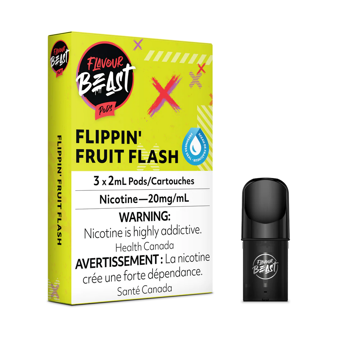 Flavour Beast Pod Pack - Flippin Fruit Flash  20mg (3pk)