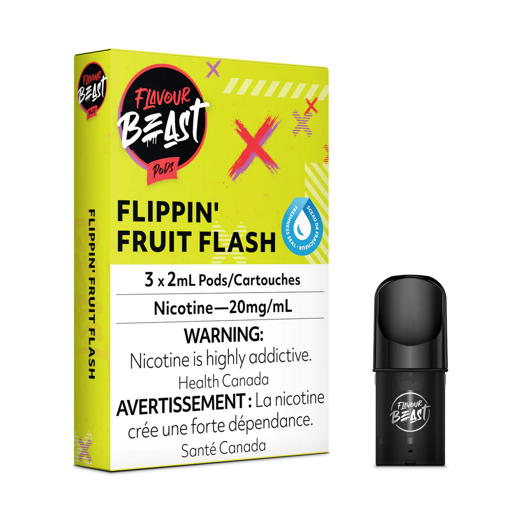 Flavour Beast Pod Pack - Flippin Fruit Flash  20mg (3pk)