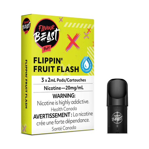 Flavour Beast Pod Pack - Flippin Fruit Flash  20mg (3pk)