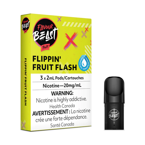 Flavour Beast Pod Pack - Flippin Fruit Flash  20mg (3pk)