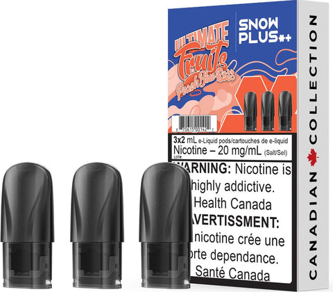 Snow Plus Pod Pack - Peach Blue Razz