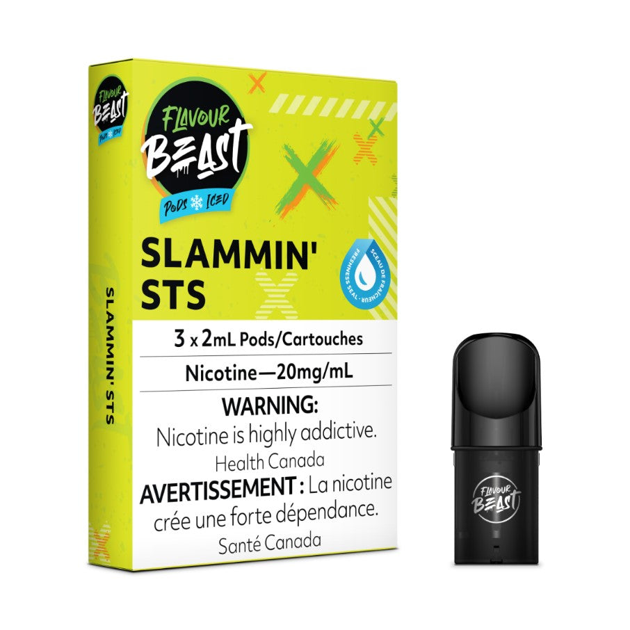 Flavour Beast Pod Pack - Sour Snap Iced 20mg (3pk)